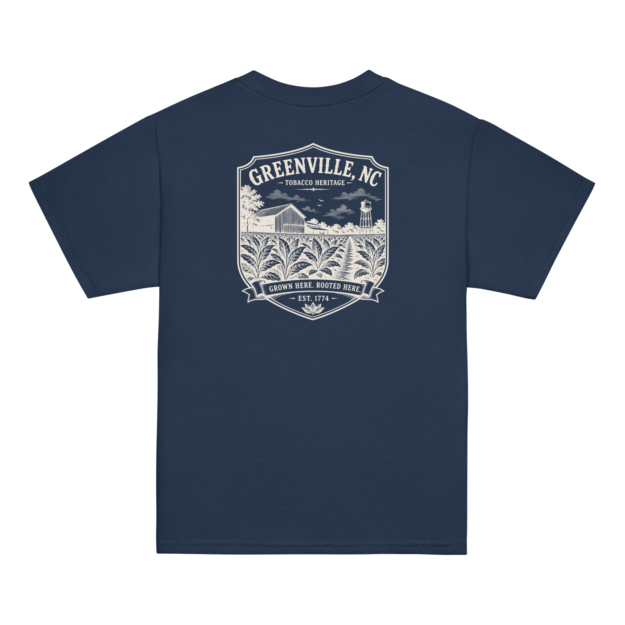 Greenville, NC - Tobacco Heritage - Youth Classic Tee