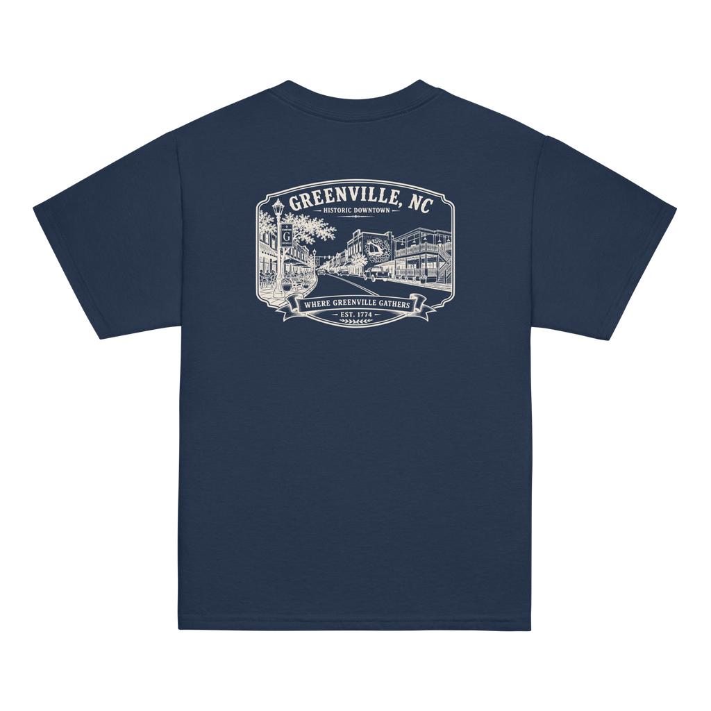 Greenville, NC - Downtown - Youth Classic Tee