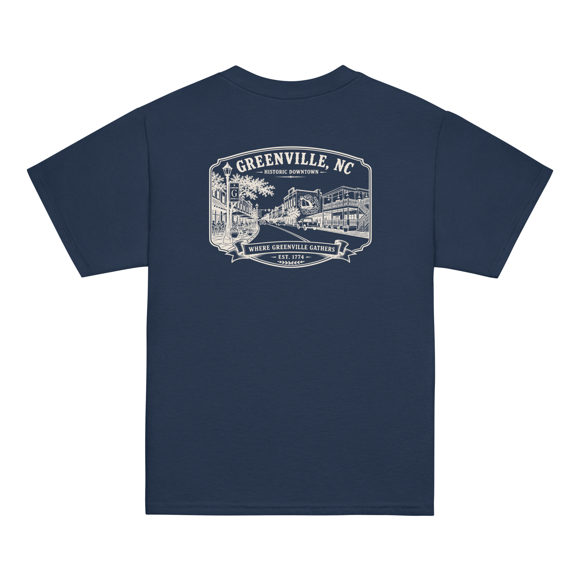 Greenville, NC - Downtown - Youth Classic Tee