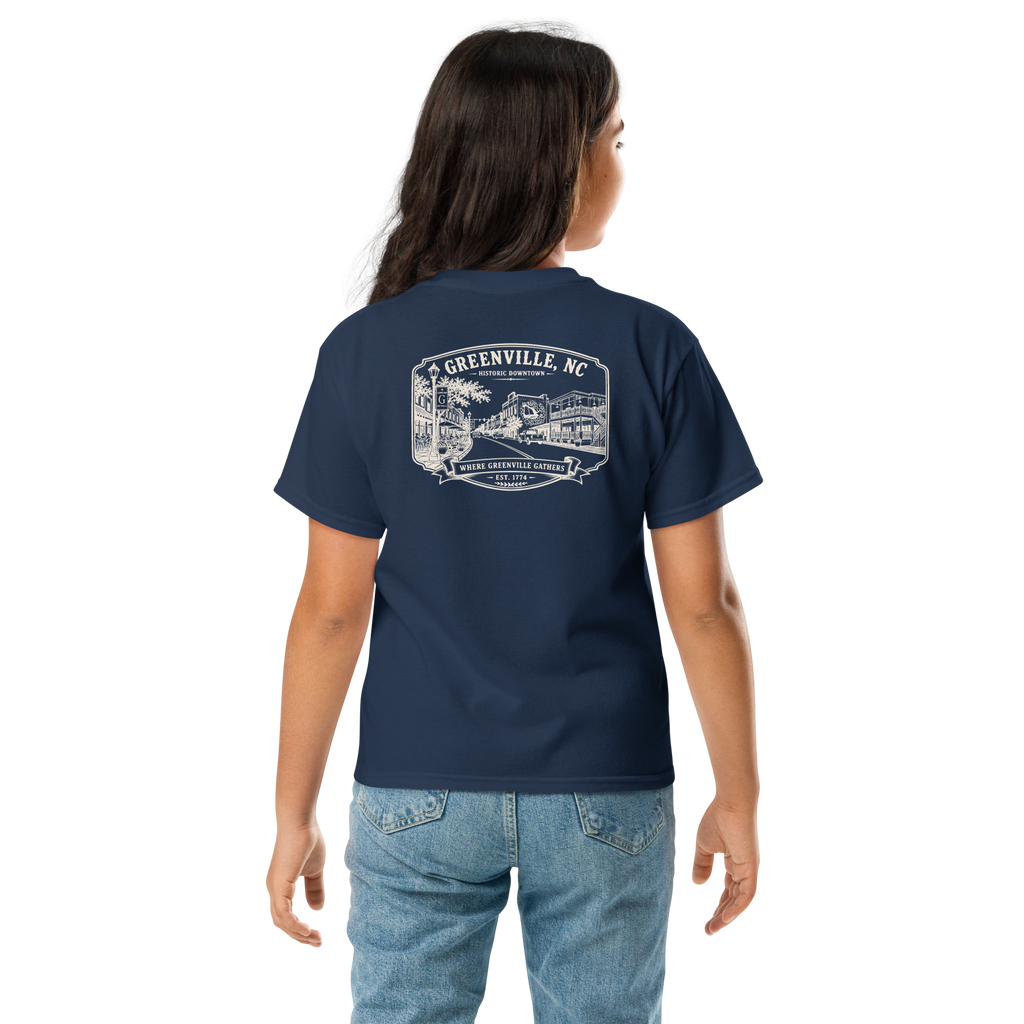 Greenville, NC - Downtown - Youth Classic Tee
