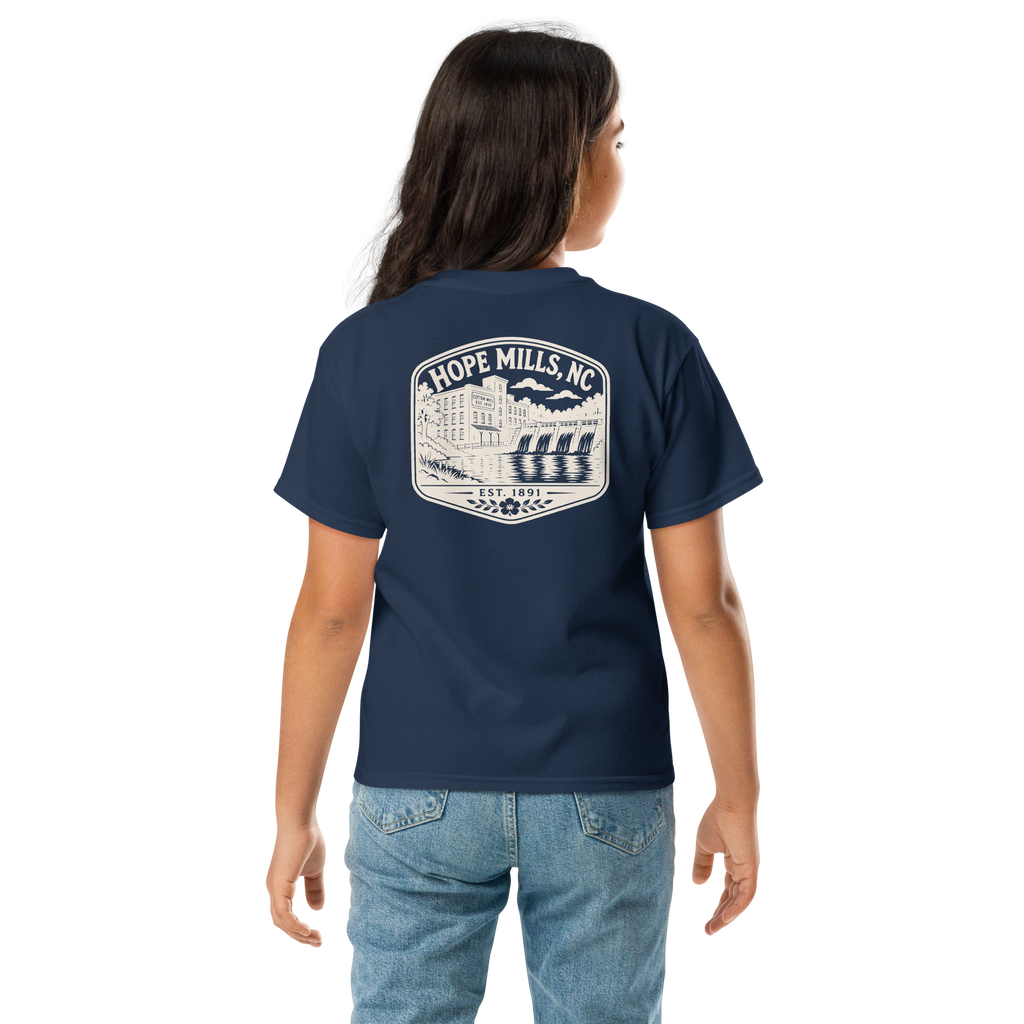 Hope Mills, NC - The Old Mill - Youth Classic Tee