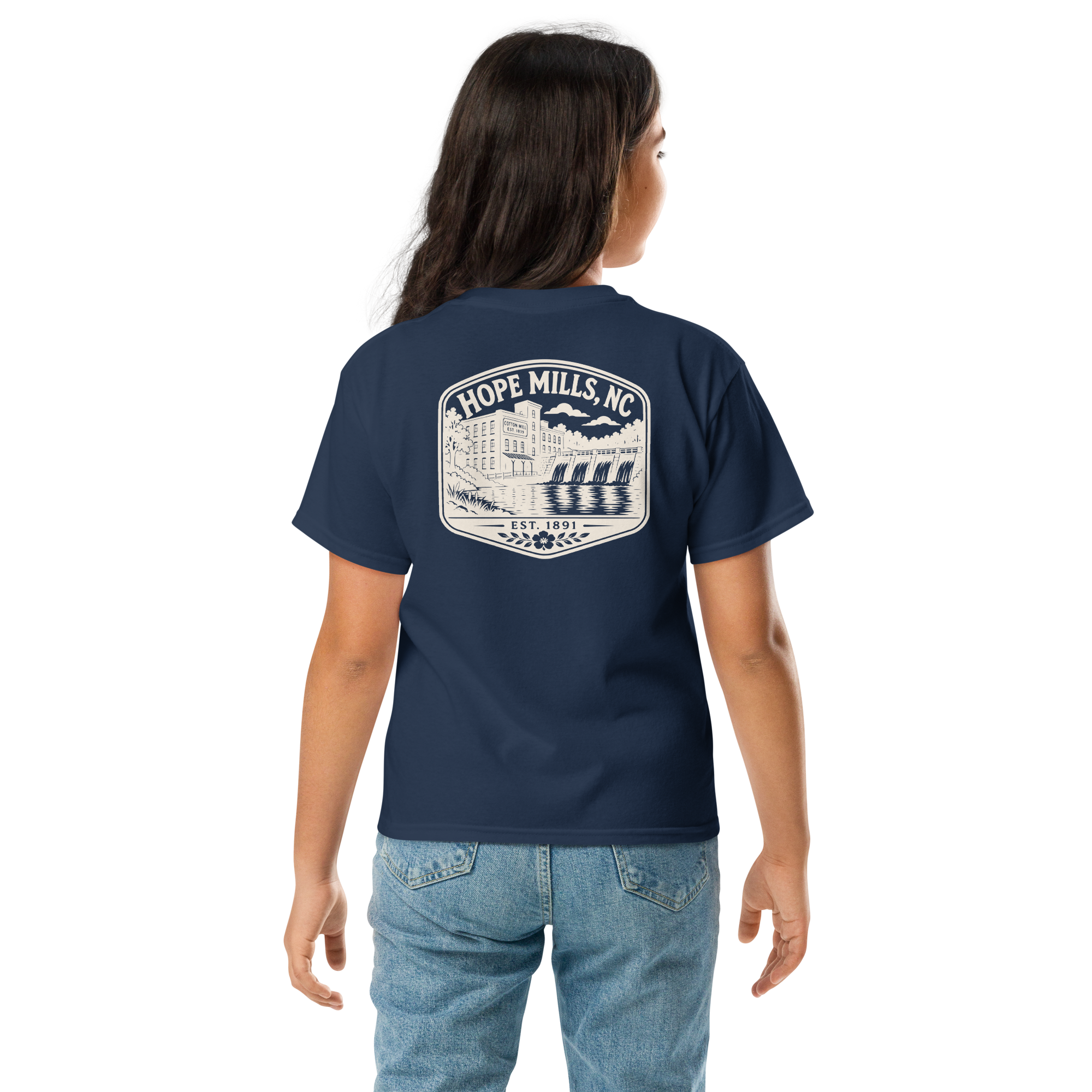 Hope Mills, NC - The Old Mill - Youth Classic Tee