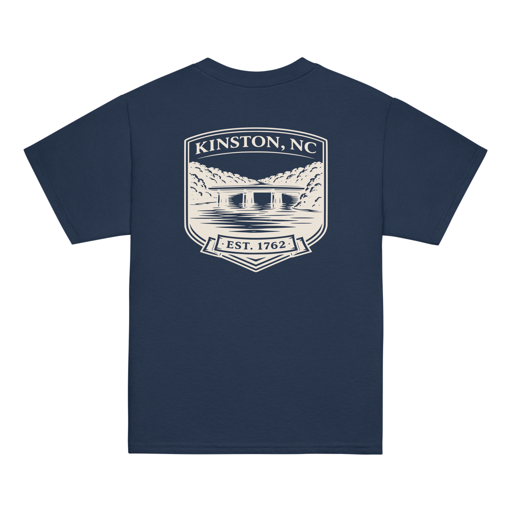 Kinston, NC - Neuse River Bridge - Youth Classic Tee