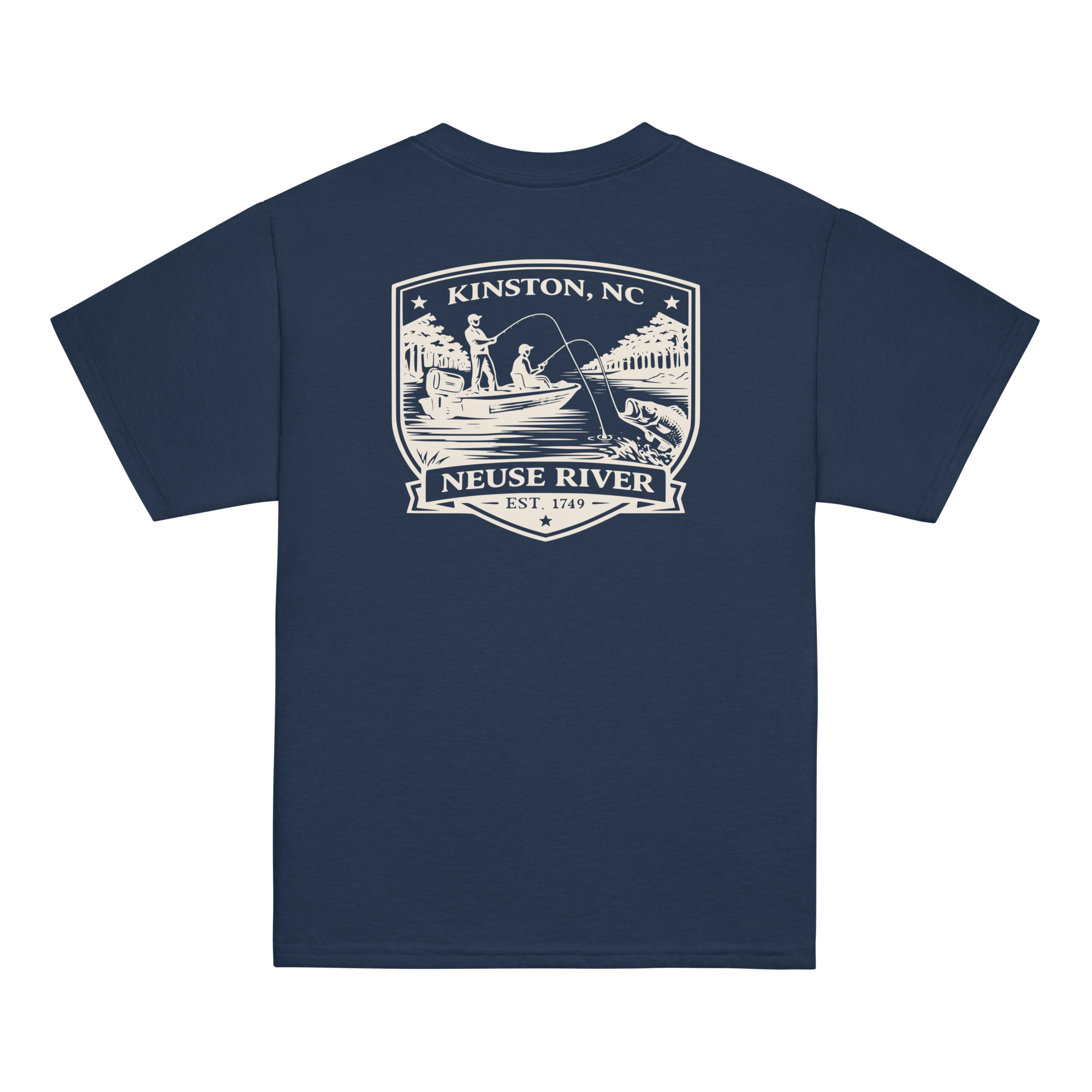 Kinston, NC - Neuse River Fishing - Youth Classic Tee