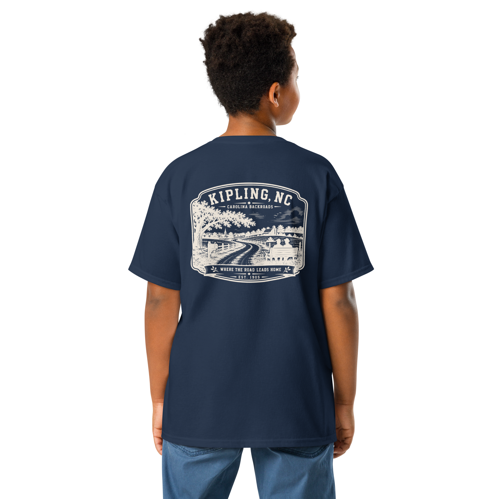 Kipling, NC - The Backroads - Youth Classic Tee