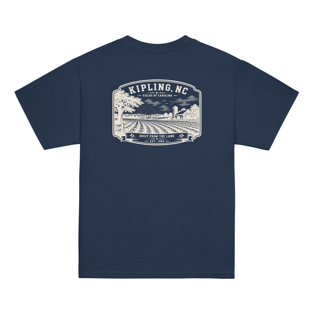 Kipling, NC - Fields of Carolina - Youth Classic Tee