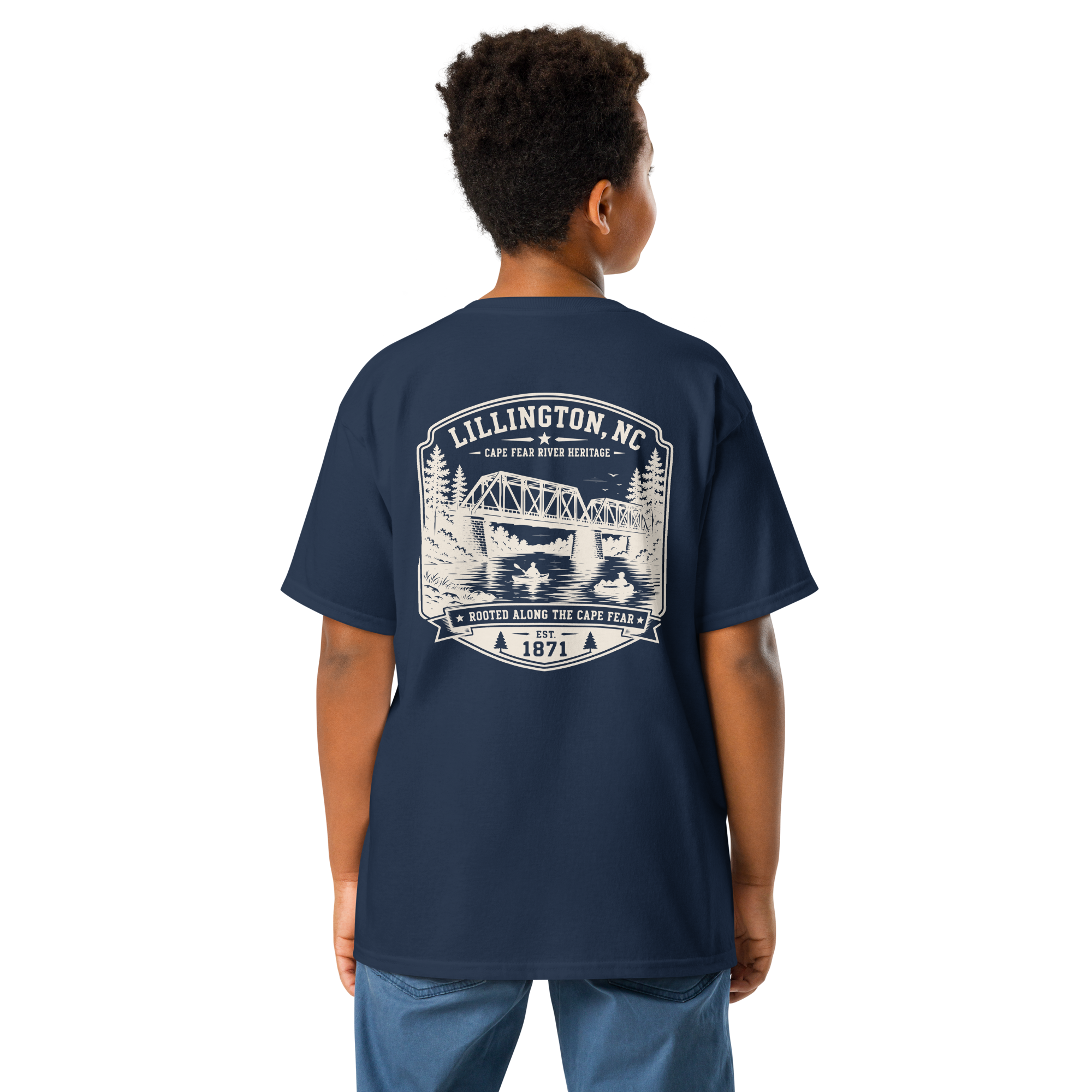 Lillington, NC - Old Trestle Bridge - Youth Classic Tee