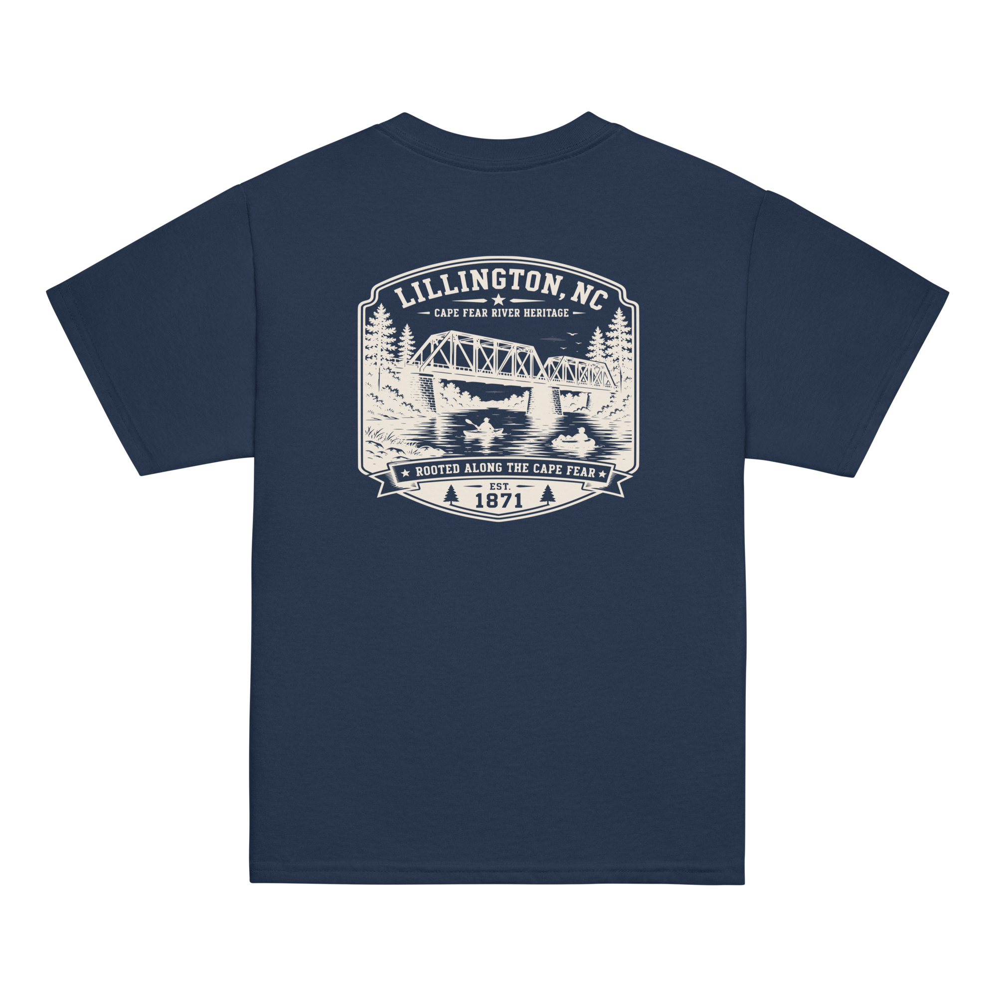 Lillington, NC - Old Trestle Bridge - Youth Classic Tee