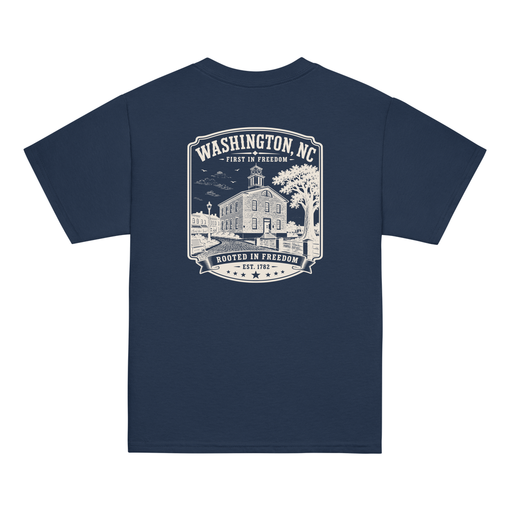 Little Washington, NC - Rooted In Freedom - Youth Classic Tee