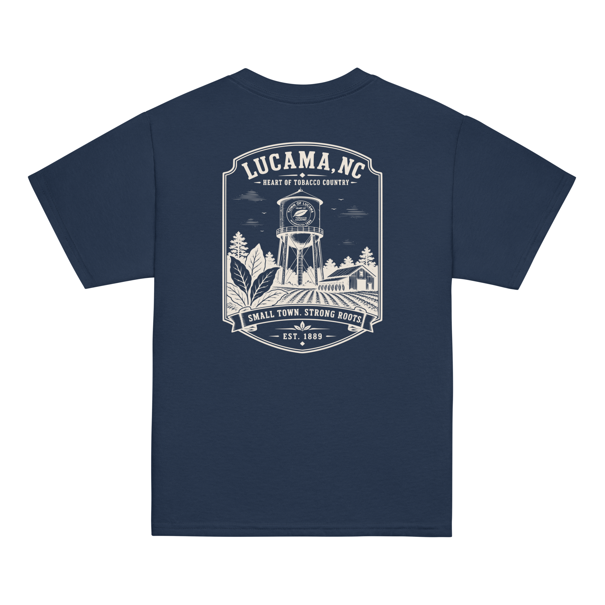 Lucama, NC - Small Town. Strong Roots. - Youth Classic Tee