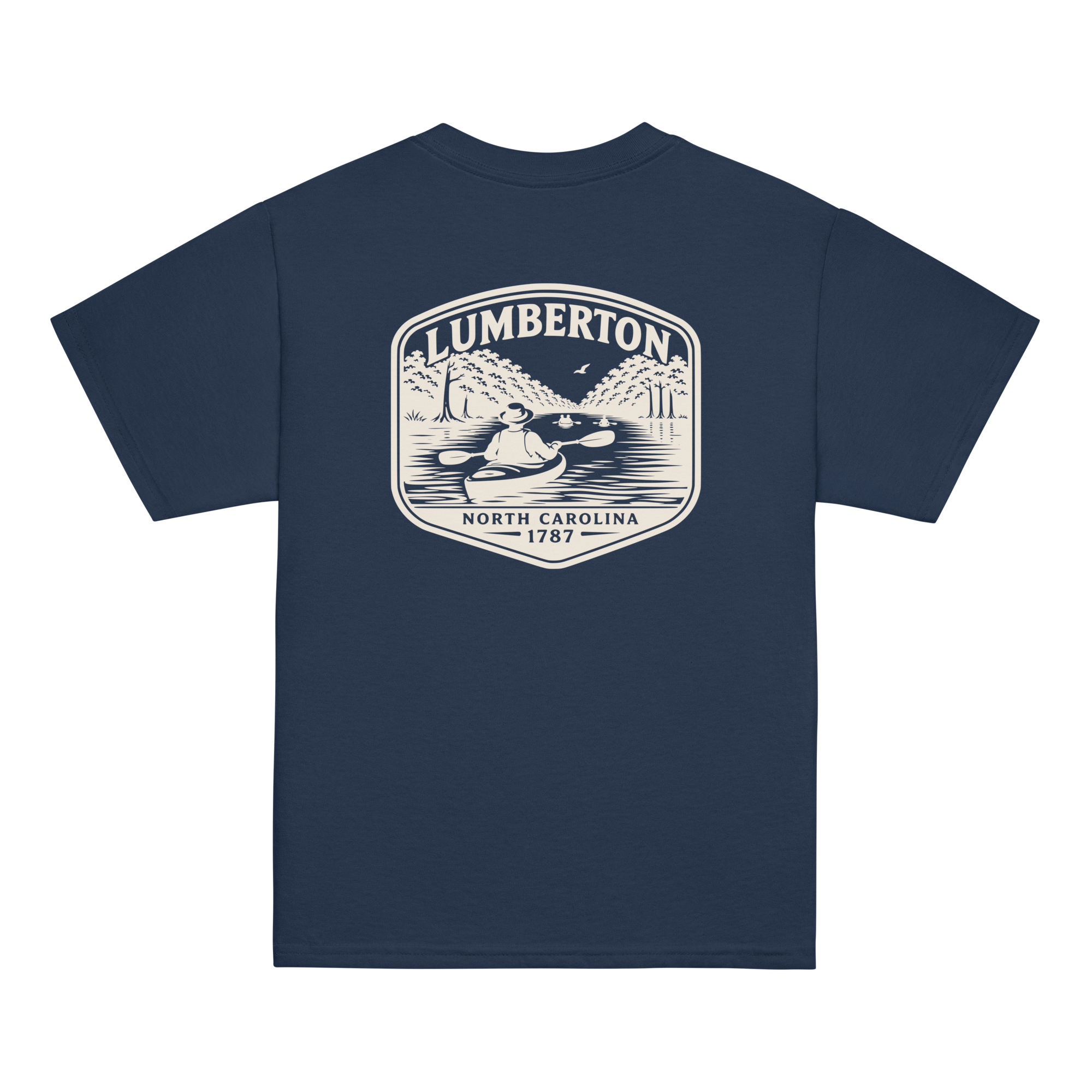 Lumberton, NC - Kayak on the River - Youth Classic Tee