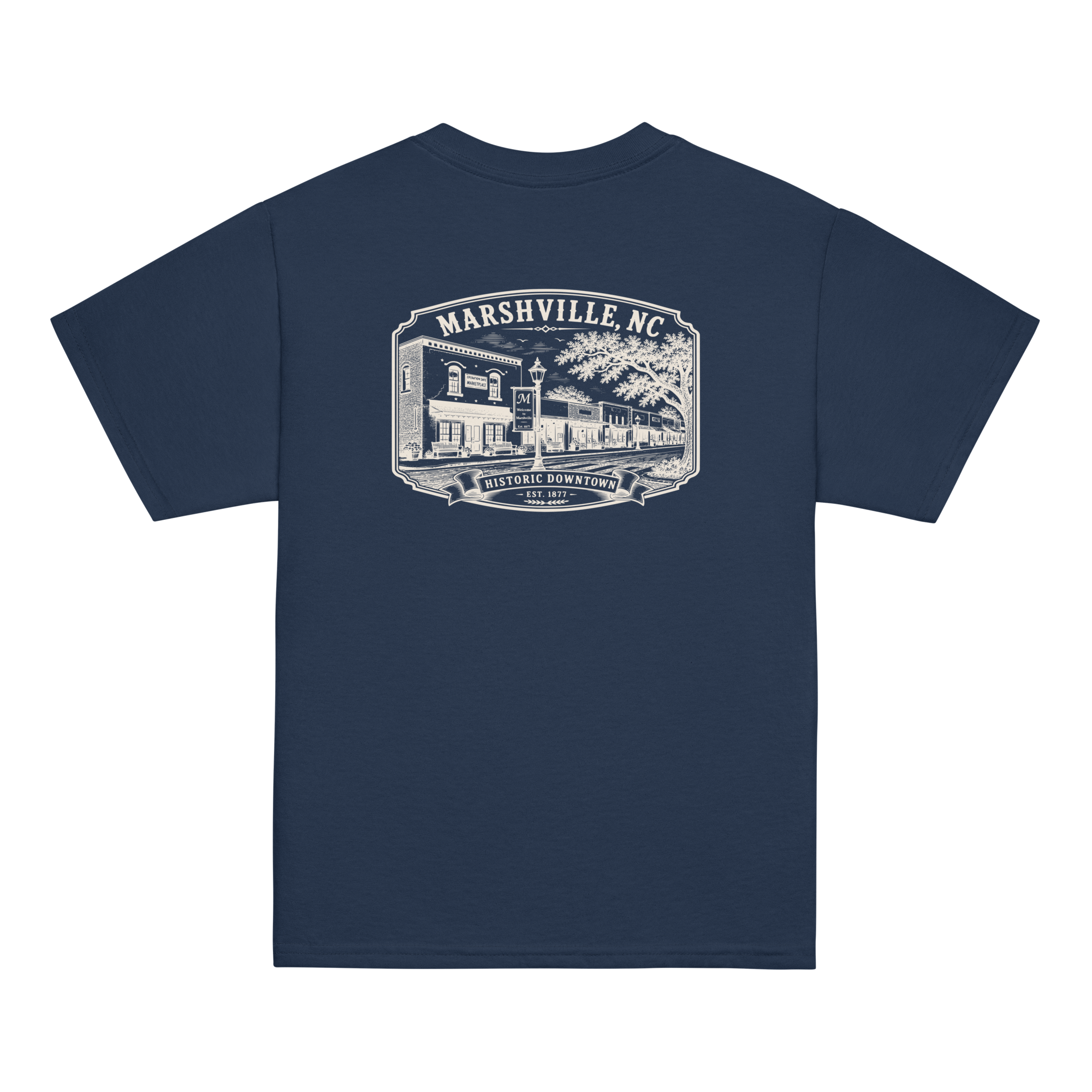 Marshville, NC - Historic Downtown - Youth Classic Tee