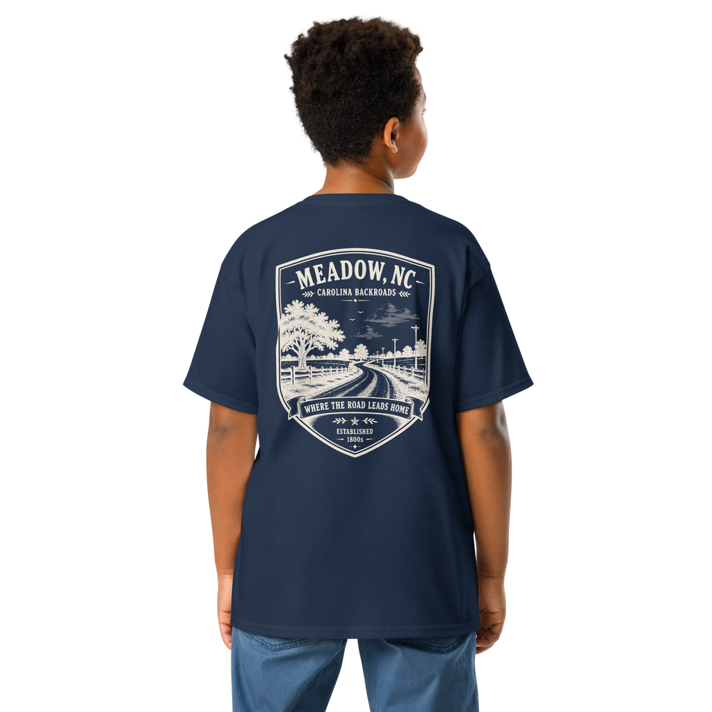 Meadow, NC - Carolina Backroads - Youth Classic Tee