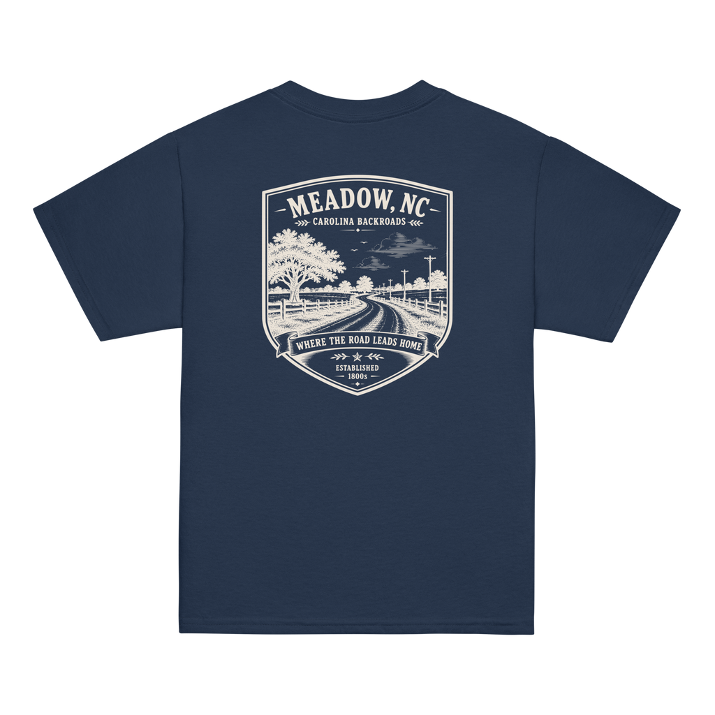 Meadow, NC - Carolina Backroads - Youth Classic Tee