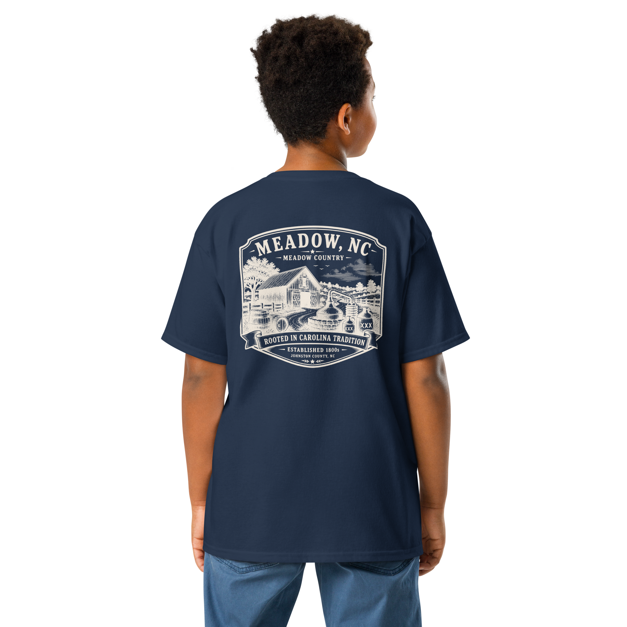 Meadow, NC - Carolina Tradition - Youth Classic Tee