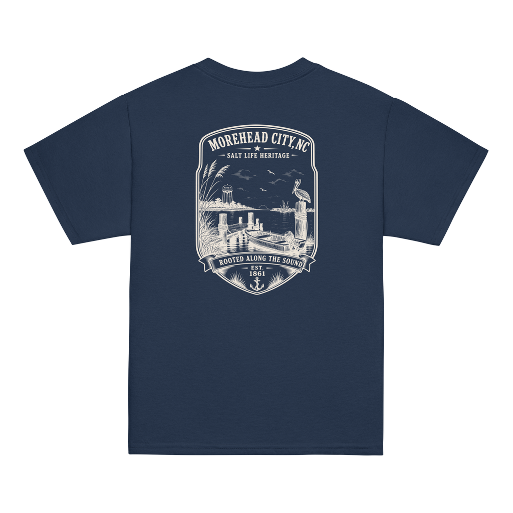 Morehead City, NC - Rooted Along The Sound- Youth Classic Tee