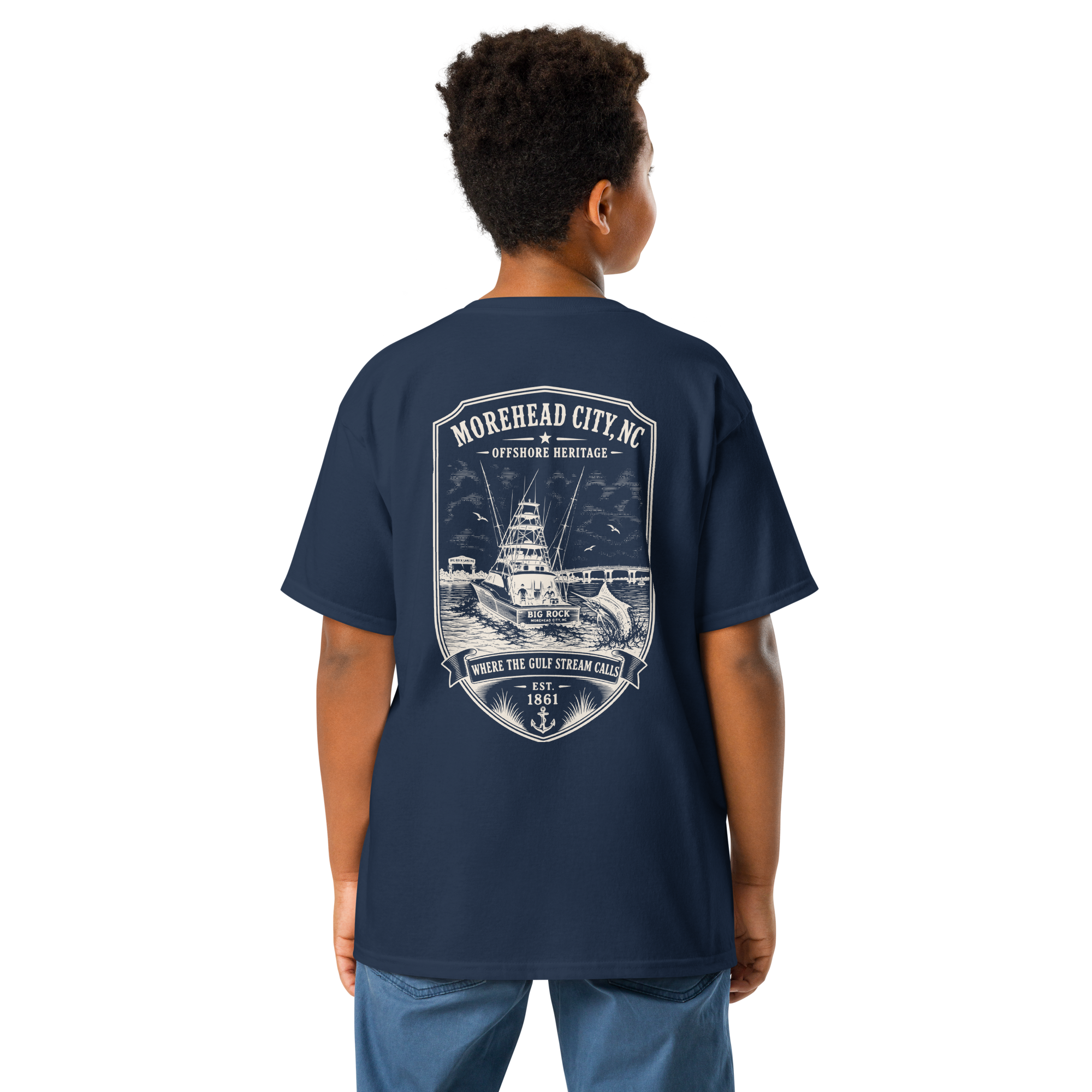 Morehead City, NC - Big Rock - Youth Classic Tee