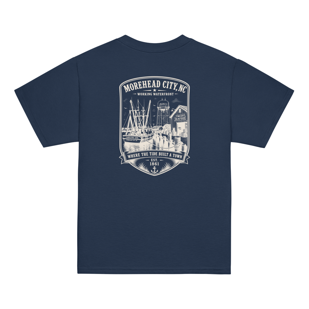 Morehead City, NC - Historic Waterfront - Youth Classic Tee