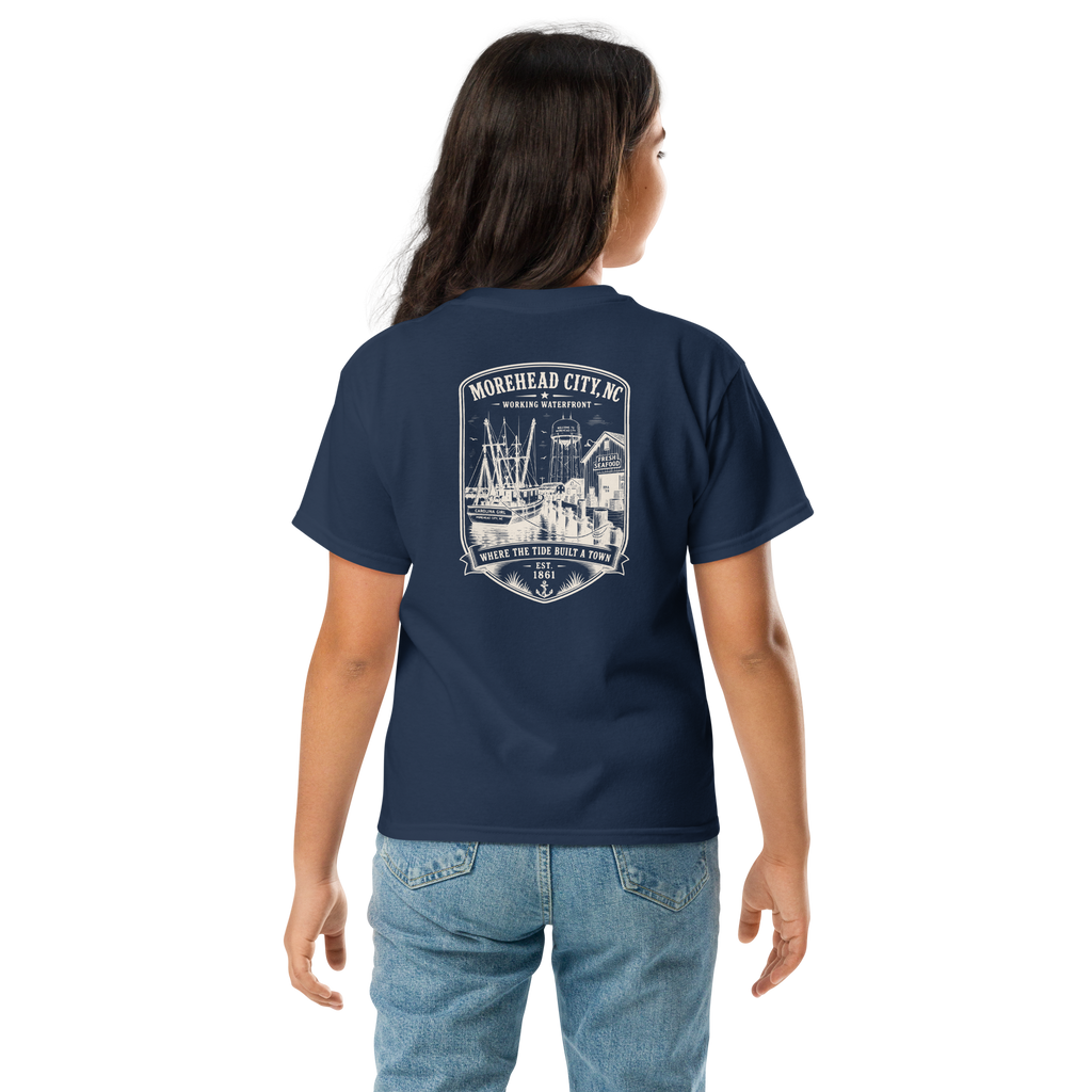 Morehead City, NC - Historic Waterfront - Youth Classic Tee