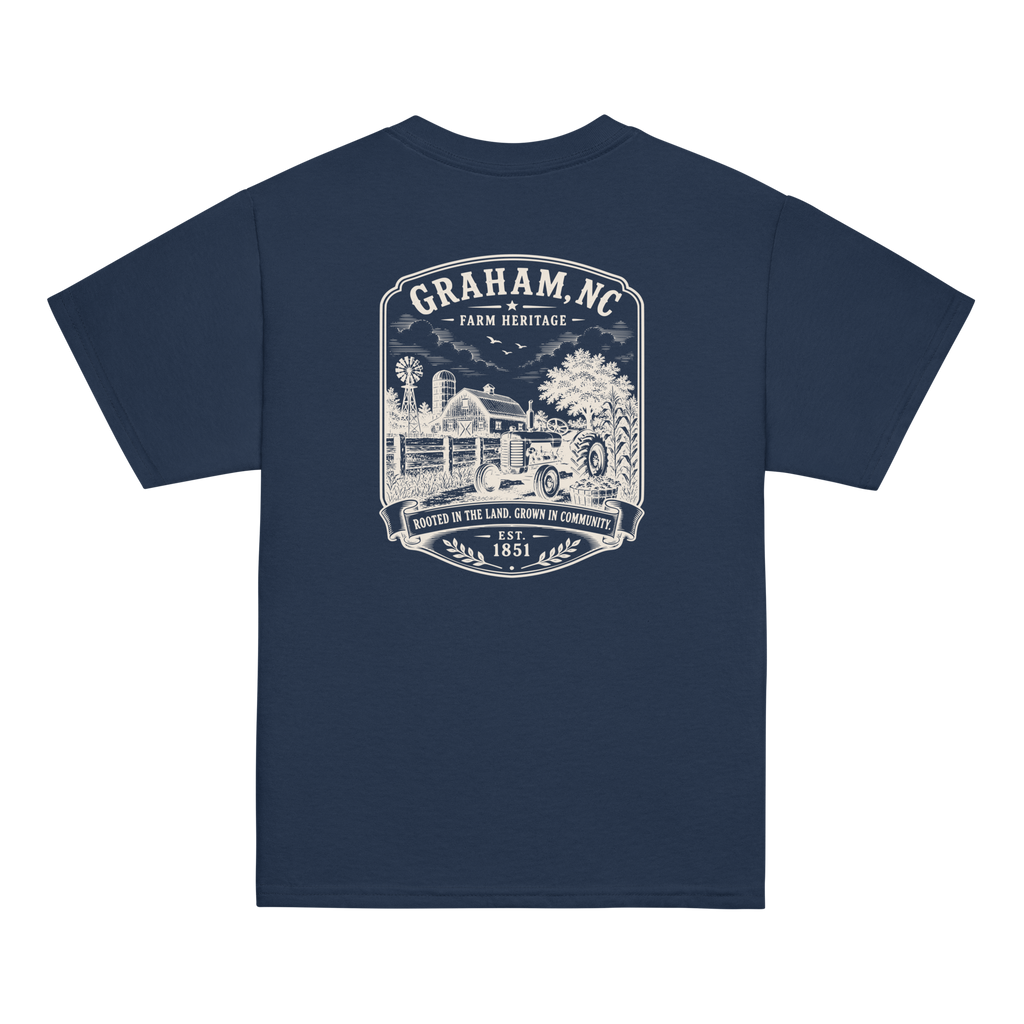 Graham, NC - Farm Heritage - Youth Classic Tee