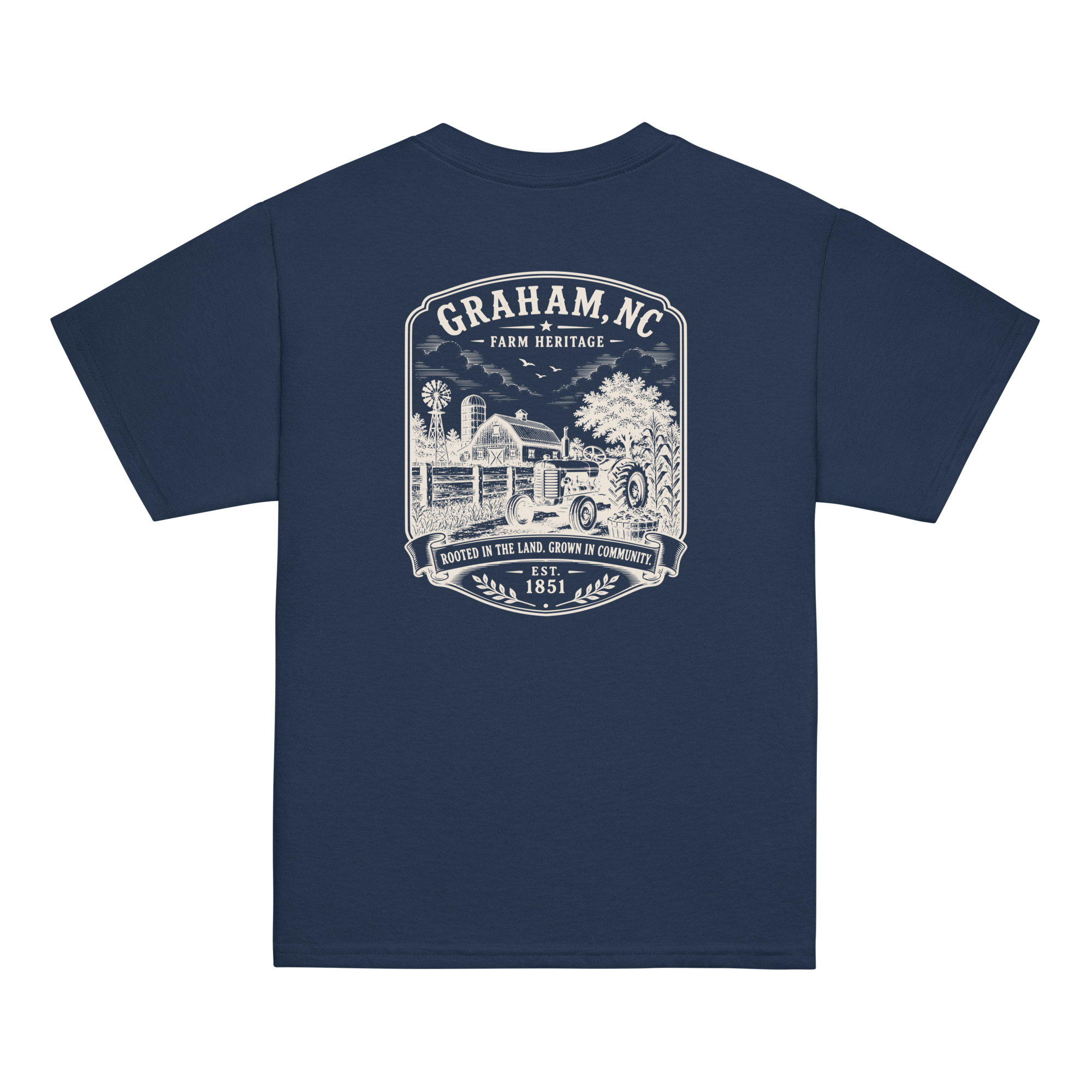 Graham, NC - Farm Heritage - Youth Classic Tee