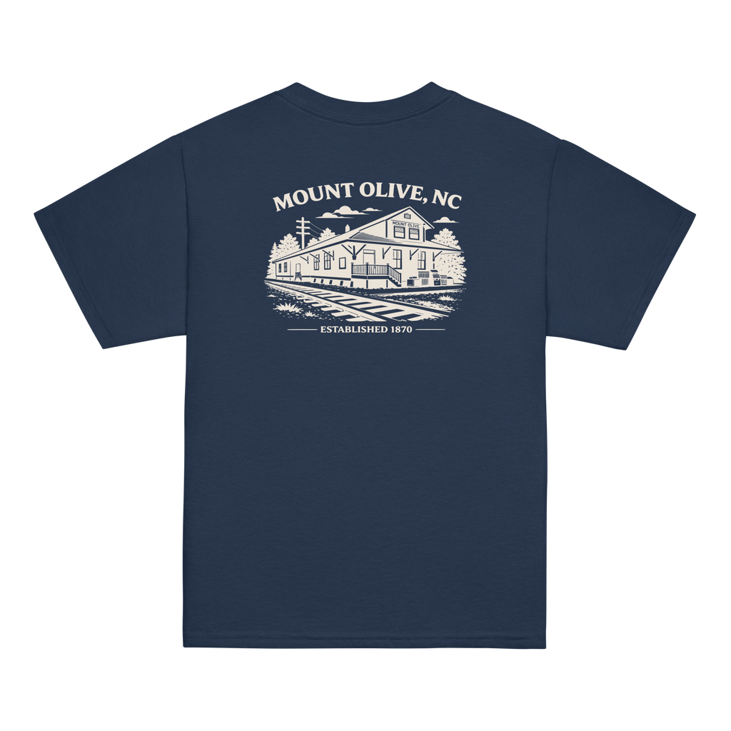 Mount Olive, NC - Train Depot - Youth Classic Tee