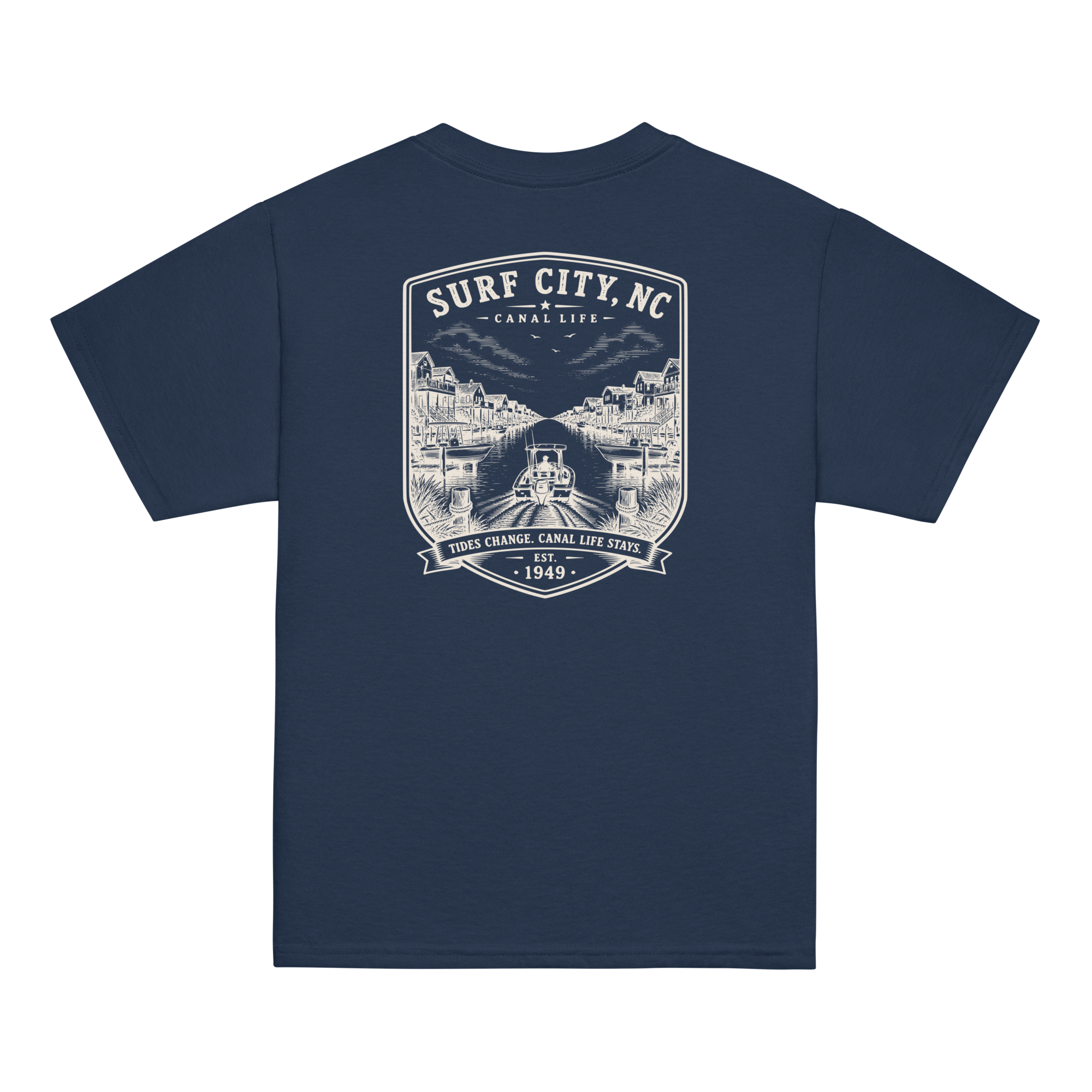 Surf City, NC - Canal Life - Youth Classic Tee