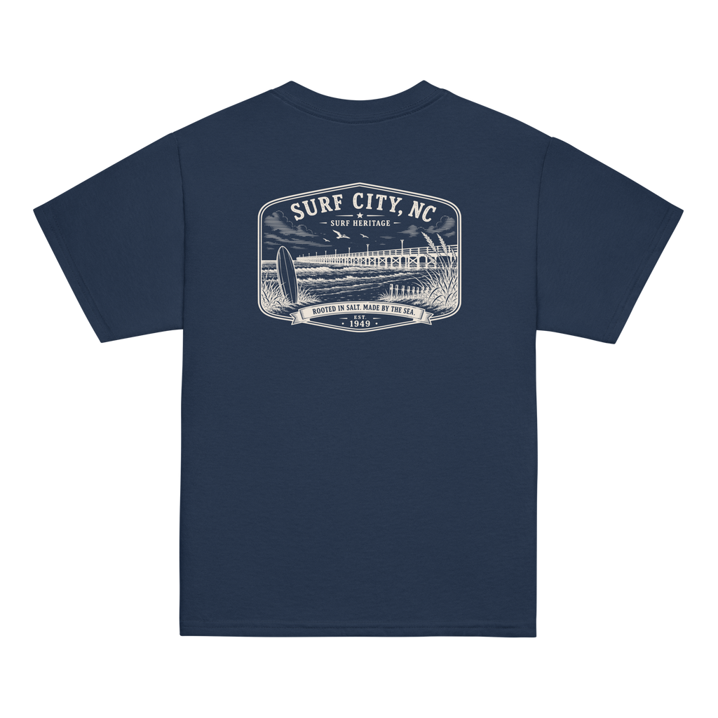 Surf City, NC - Surf Heritage - Youth Classic Tee