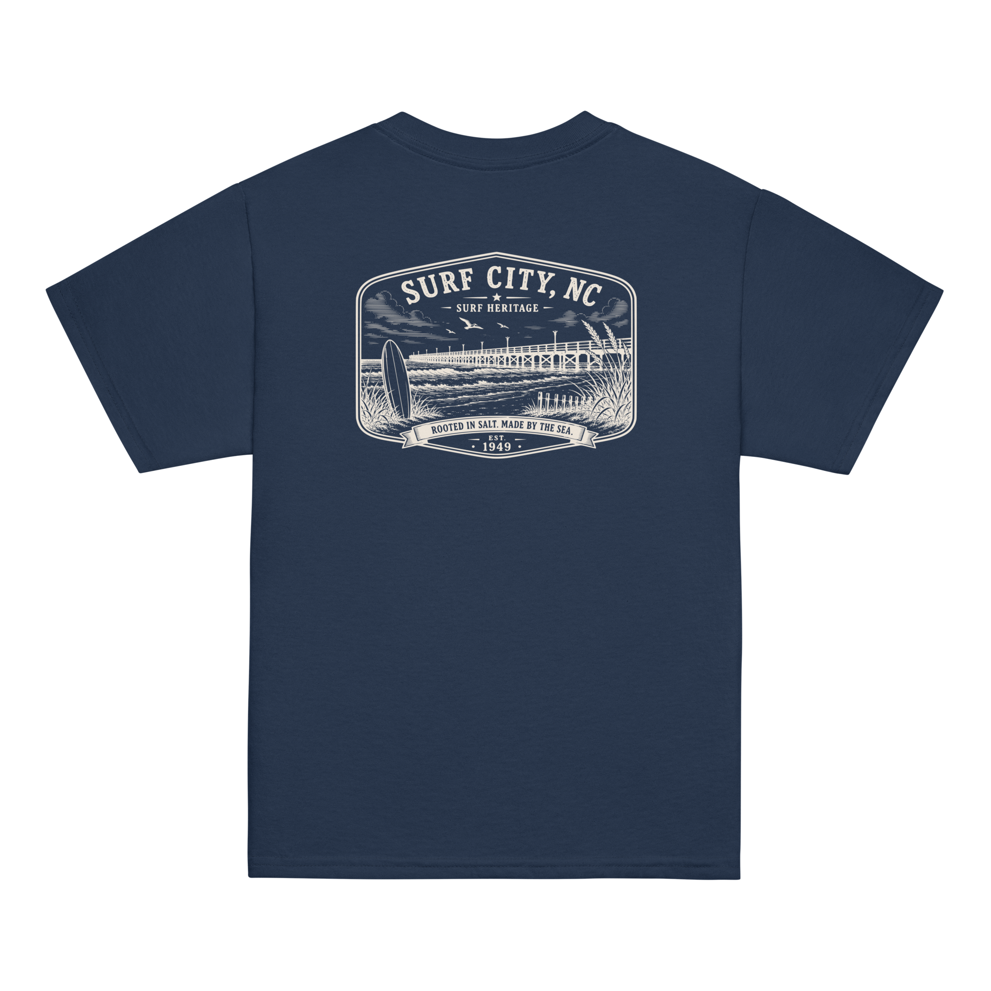 Surf City, NC - Surf Heritage - Youth Classic Tee