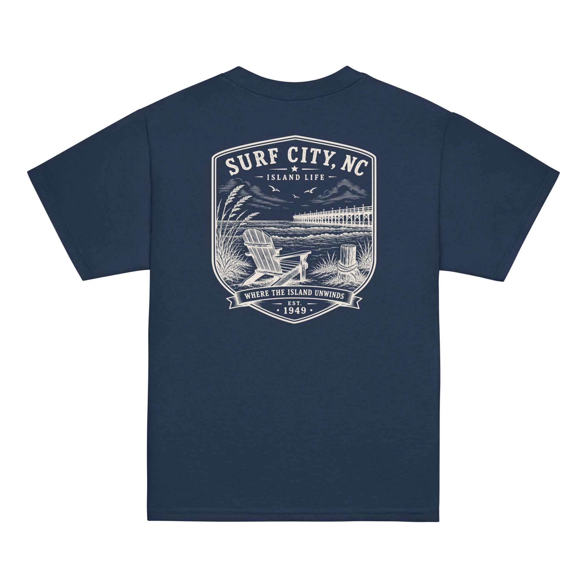 Surf City, NC - Island Life - Youth Classic Tee