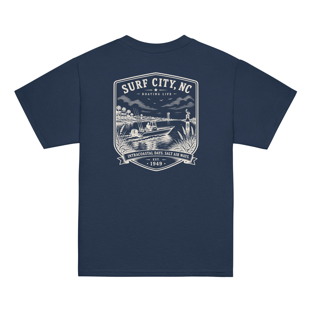 Surf City, NC - Boating Life - Youth Classic Tee