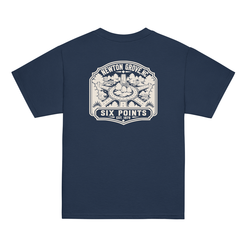 Newton Grove, NC - Six Points - Youth Classic Tee
