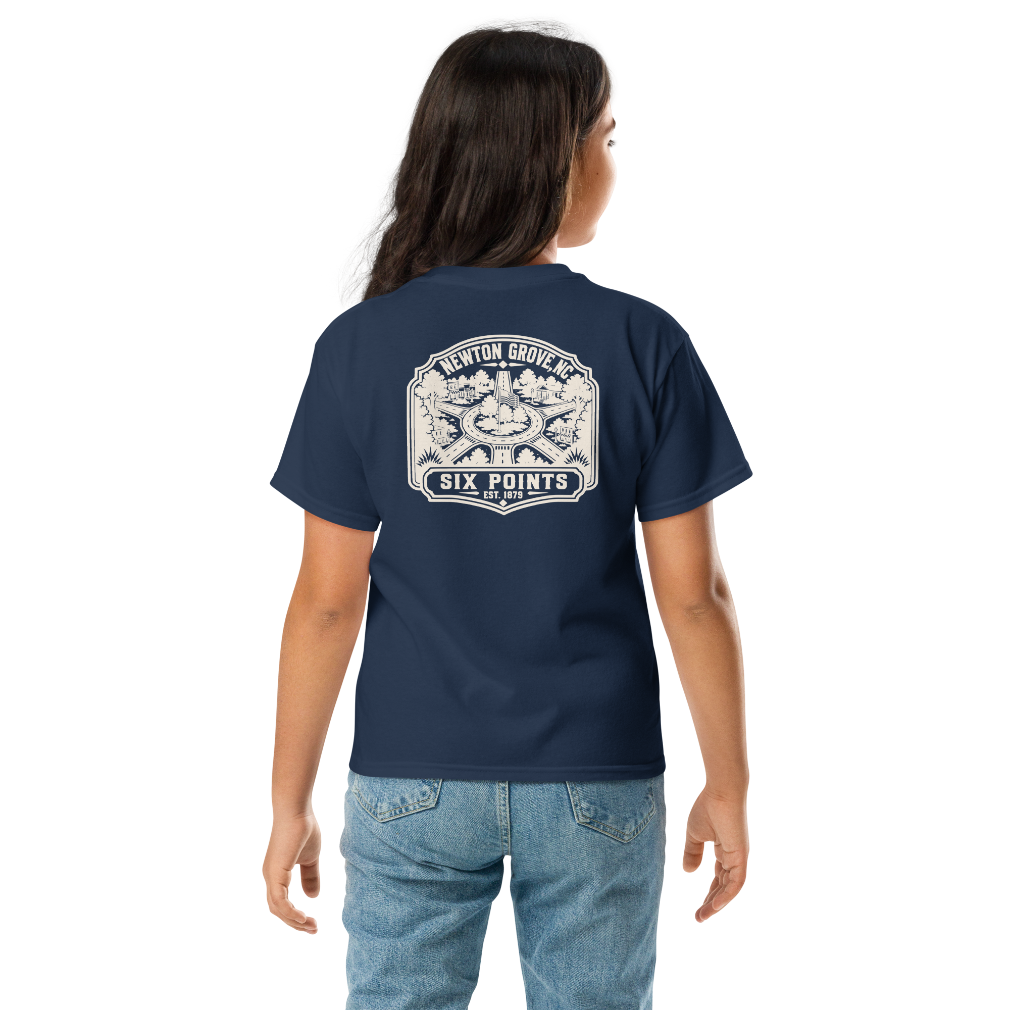 Newton Grove, NC - Six Points - Youth Classic Tee
