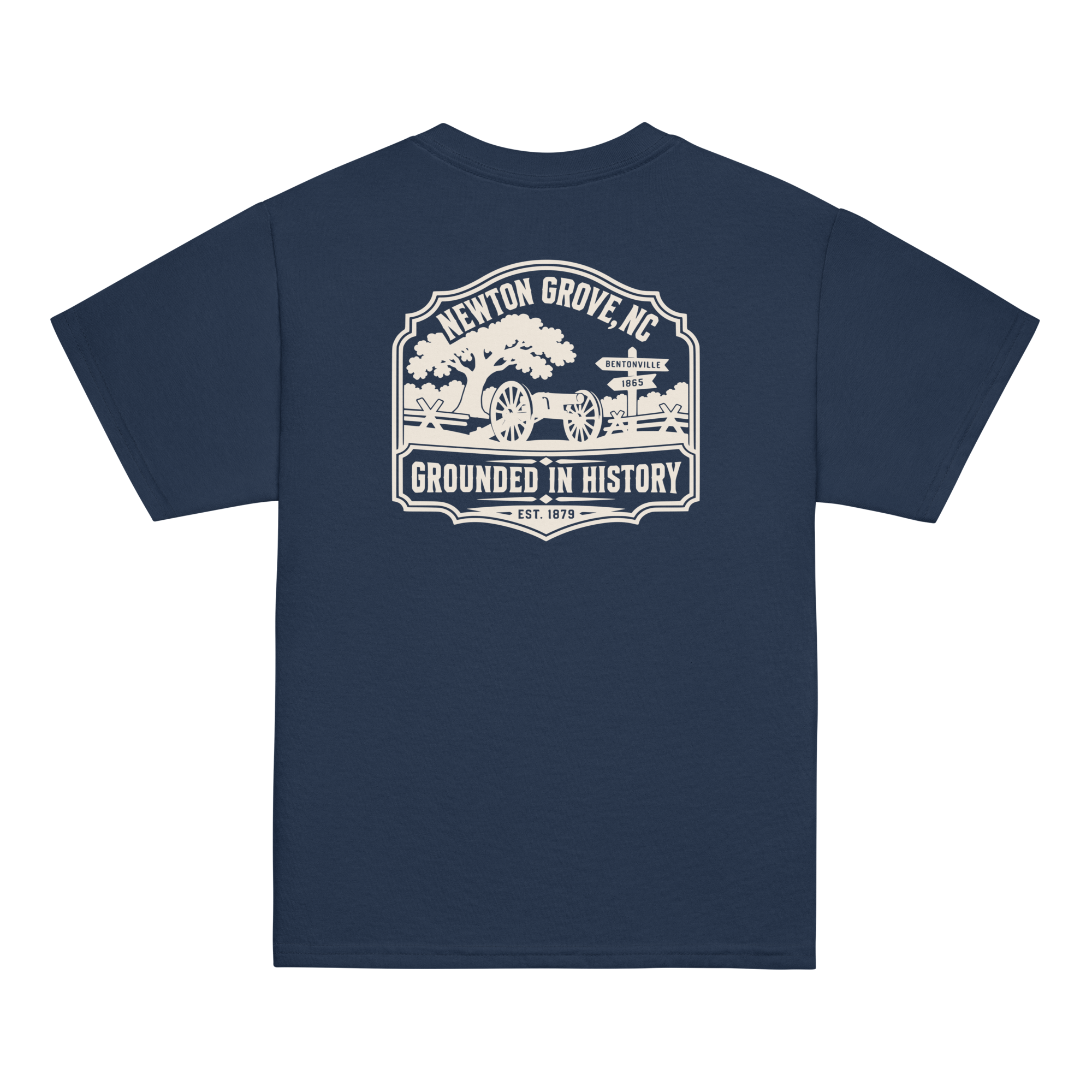 Newton Grove, NC - Grounded In History - Youth Classic Tee