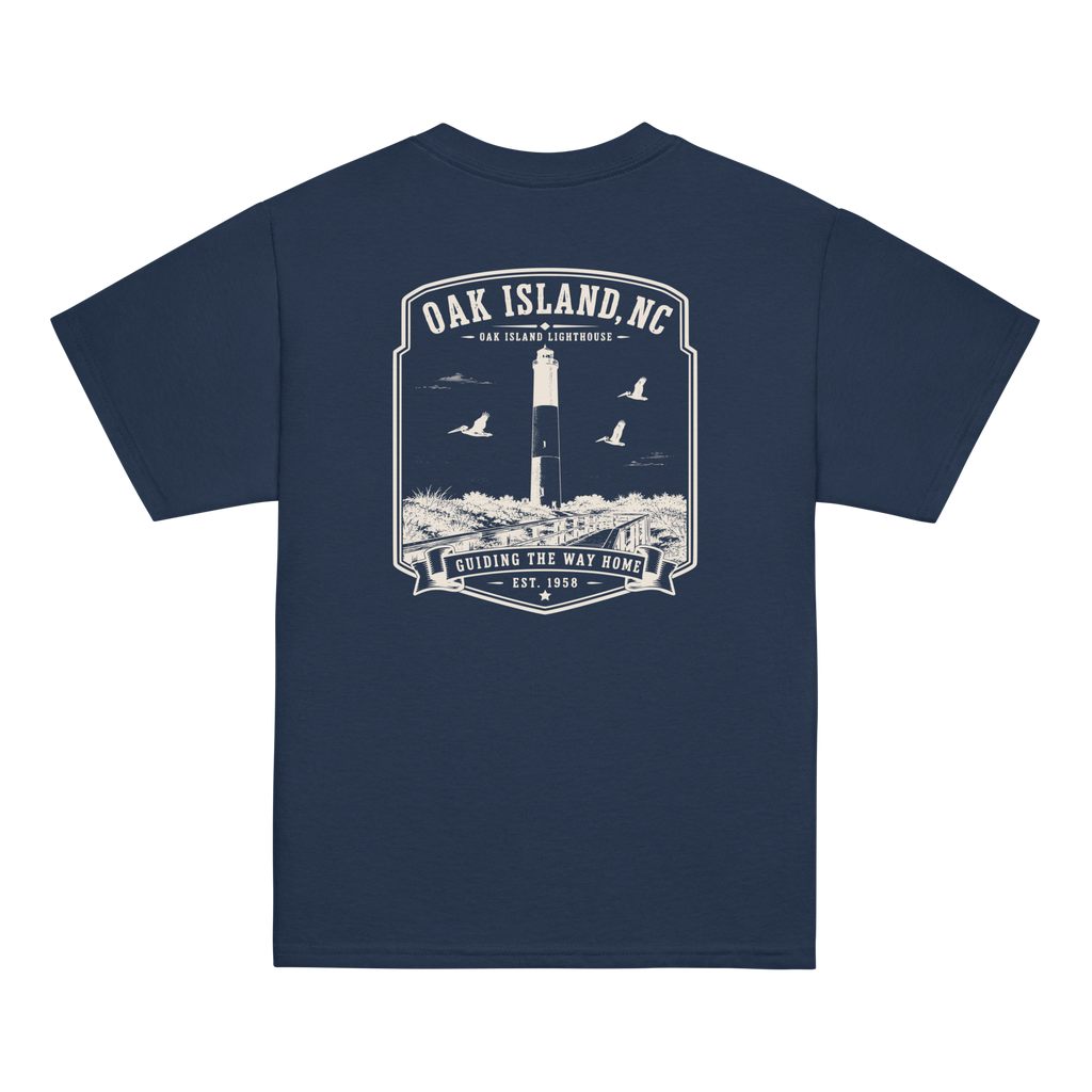 Oak Island, NC - Oak Island Lighthouse - Youth Classic Tee