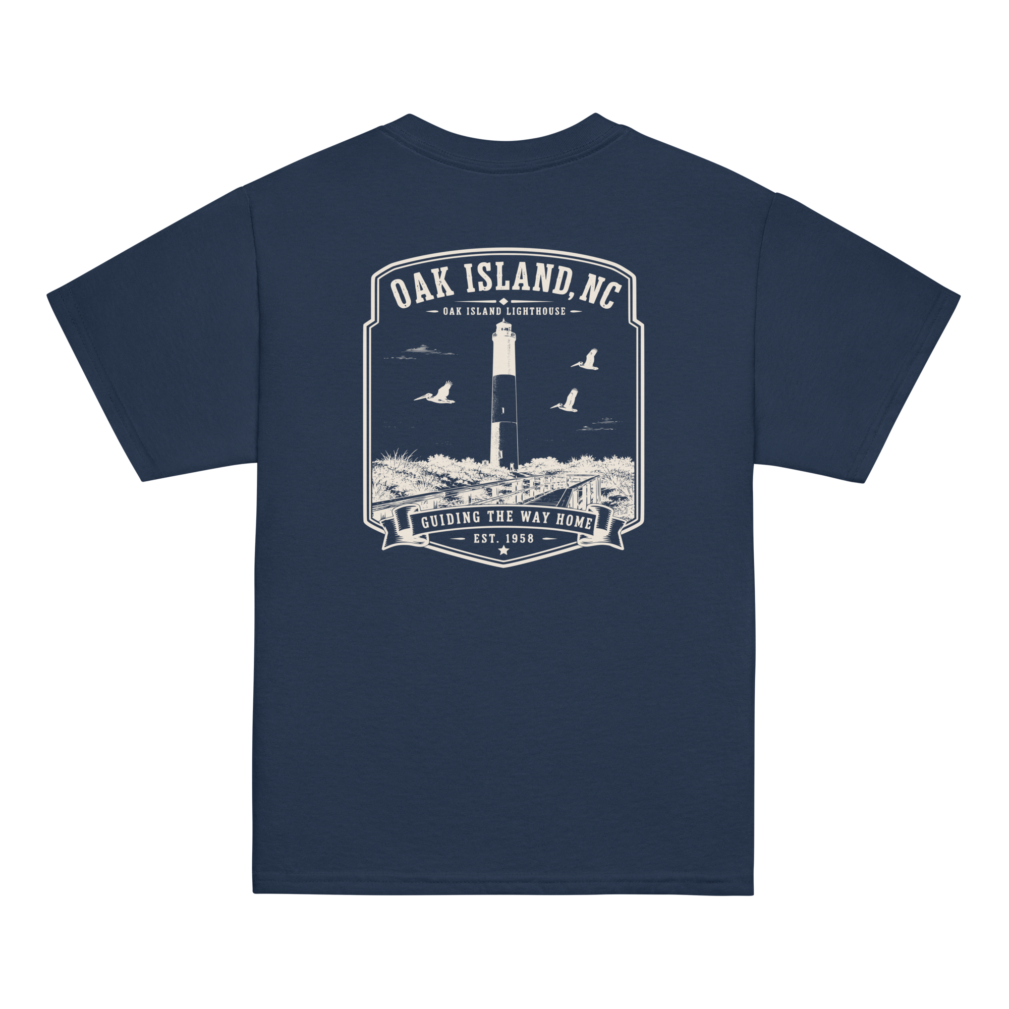 Oak Island, NC - Oak Island Lighthouse - Youth Classic Tee
