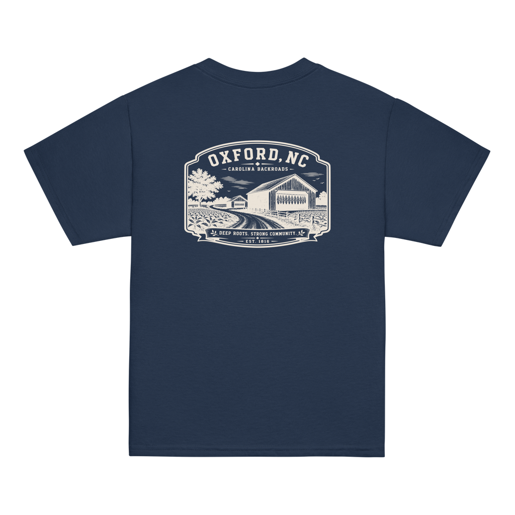 Oxford, NC - Carolina Backroads - Youth Classic Tee