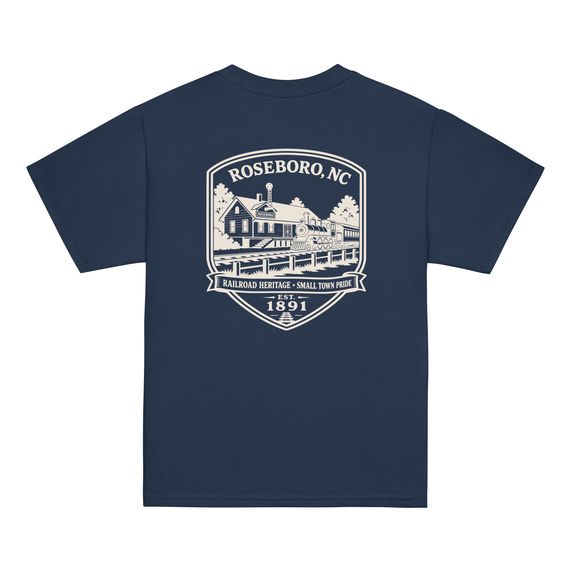 Roseboro, NC - Railroad Town - Youth Classic Tee