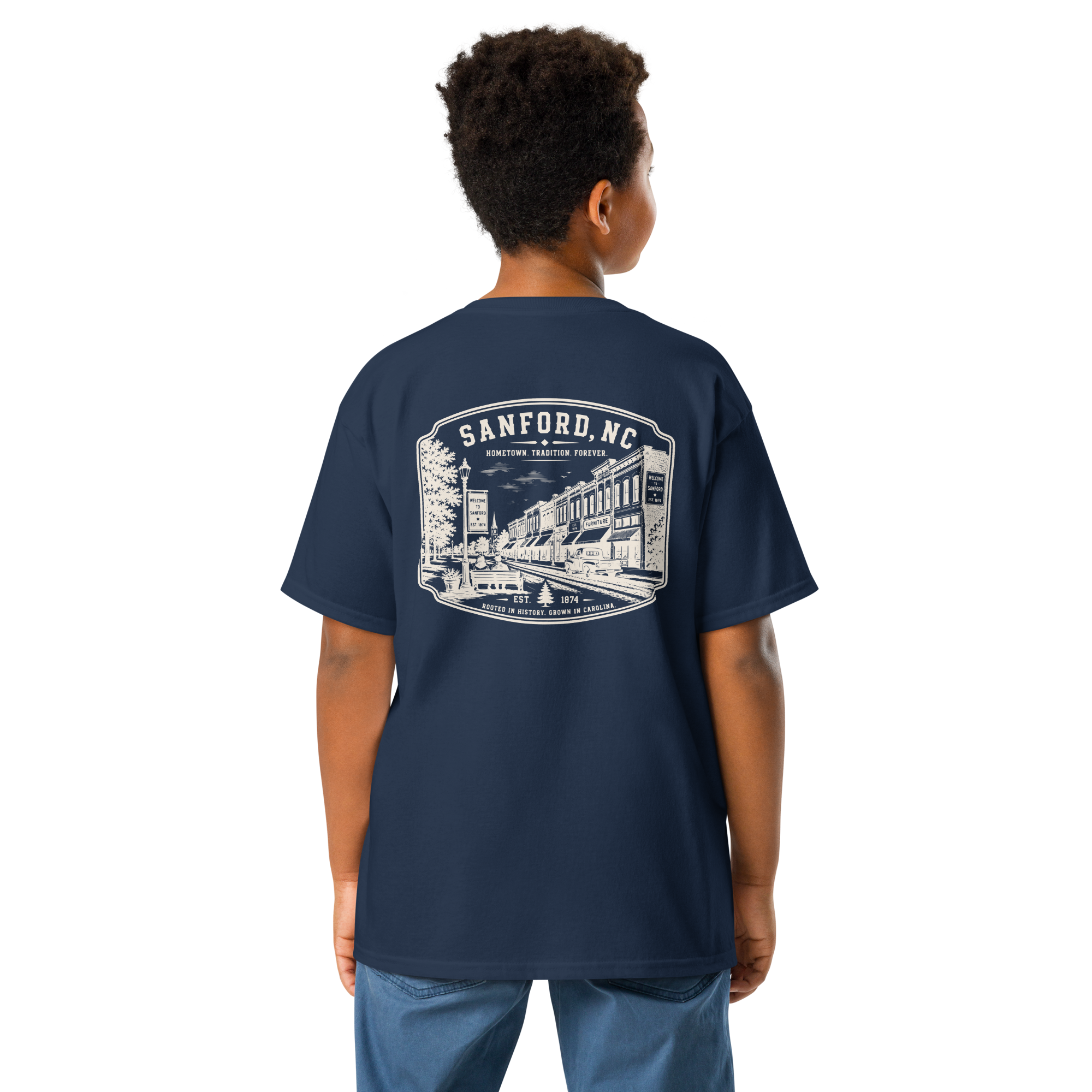 Sanford, NC - Downtown - Youth Classic Tee
