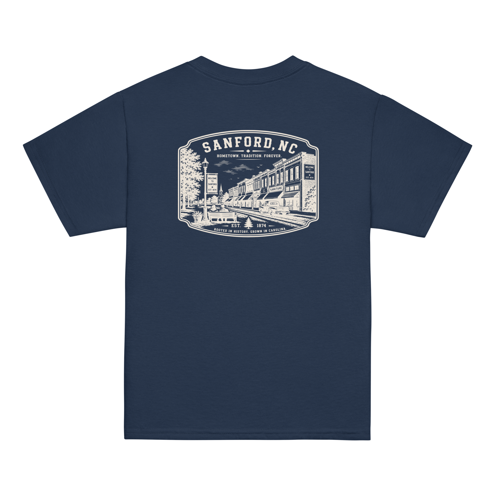 Sanford, NC - Downtown - Youth Classic Tee