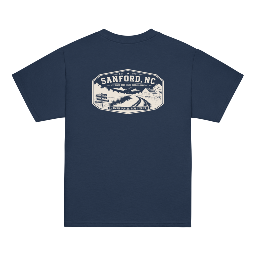 Sanford, NC - Deep River Carolina - Youth Classic Tee