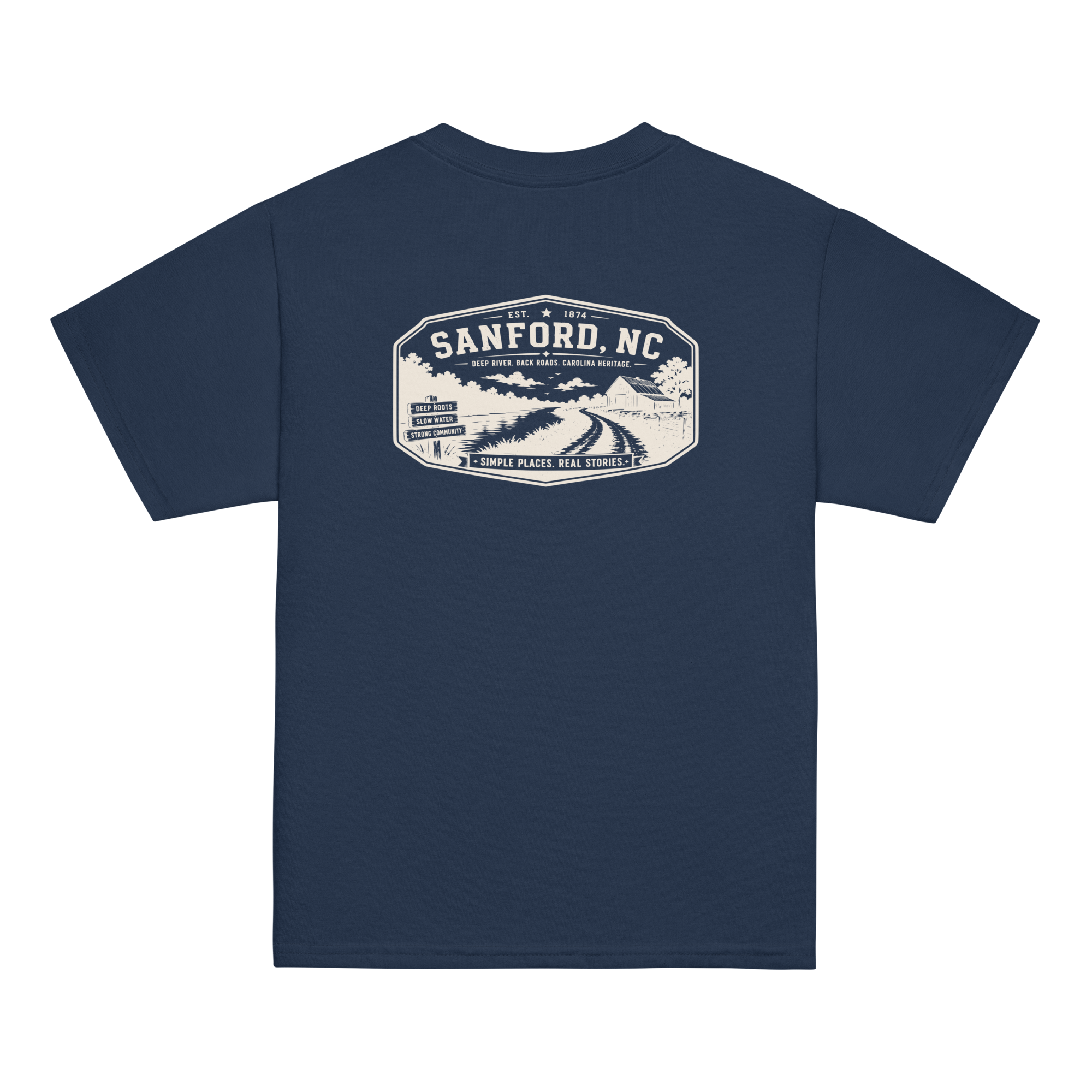 Sanford, NC - Deep River Carolina - Youth Classic Tee