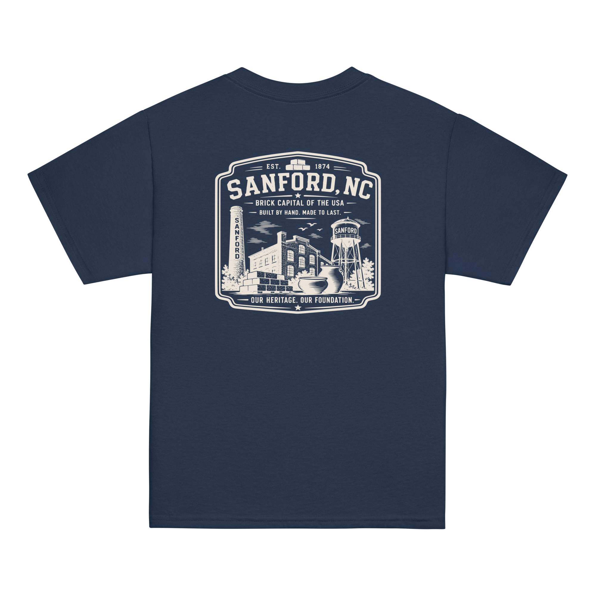 Sanford, NC - The Brick Capital - Youth Classic Tee