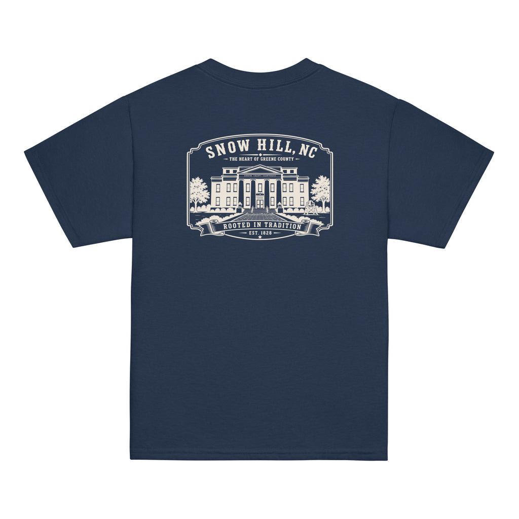 Snow Hill, NC - Historic Courthouse - Youth Classic Tee