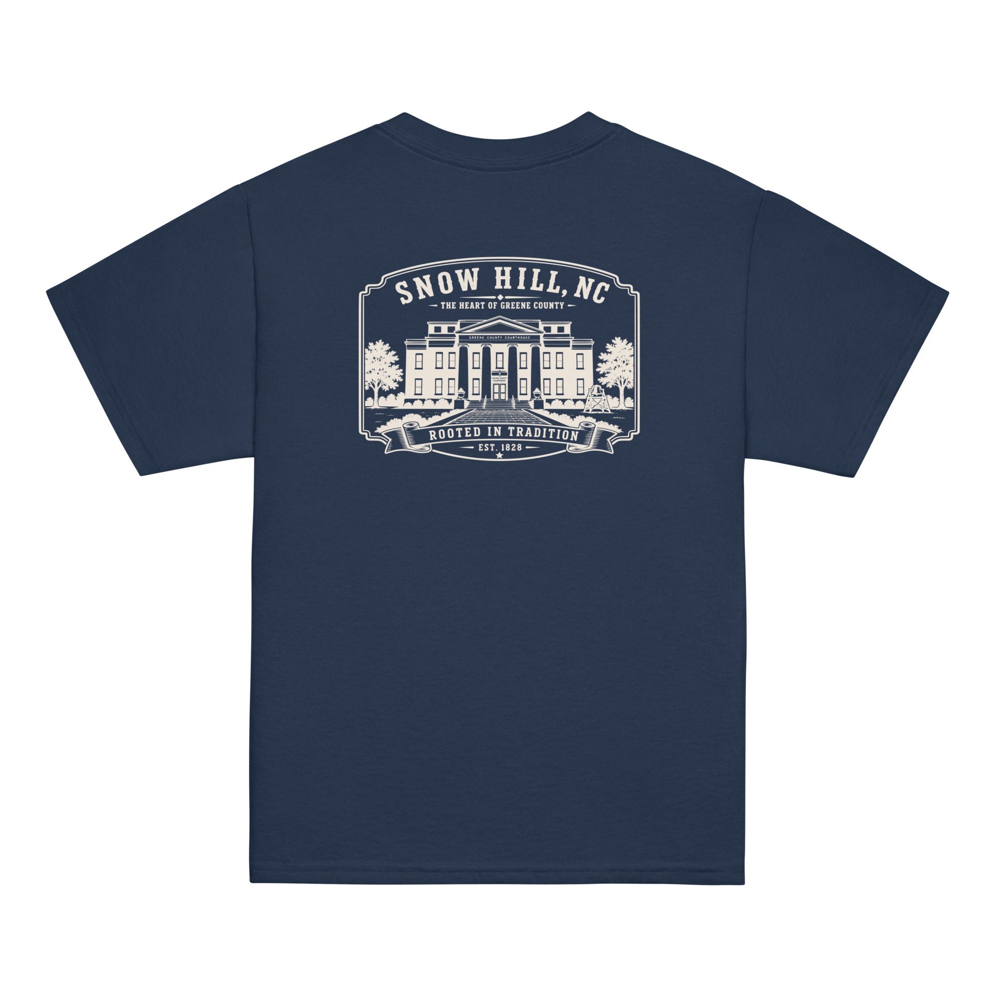 Snow Hill, NC - Historic Courthouse - Youth Classic Tee