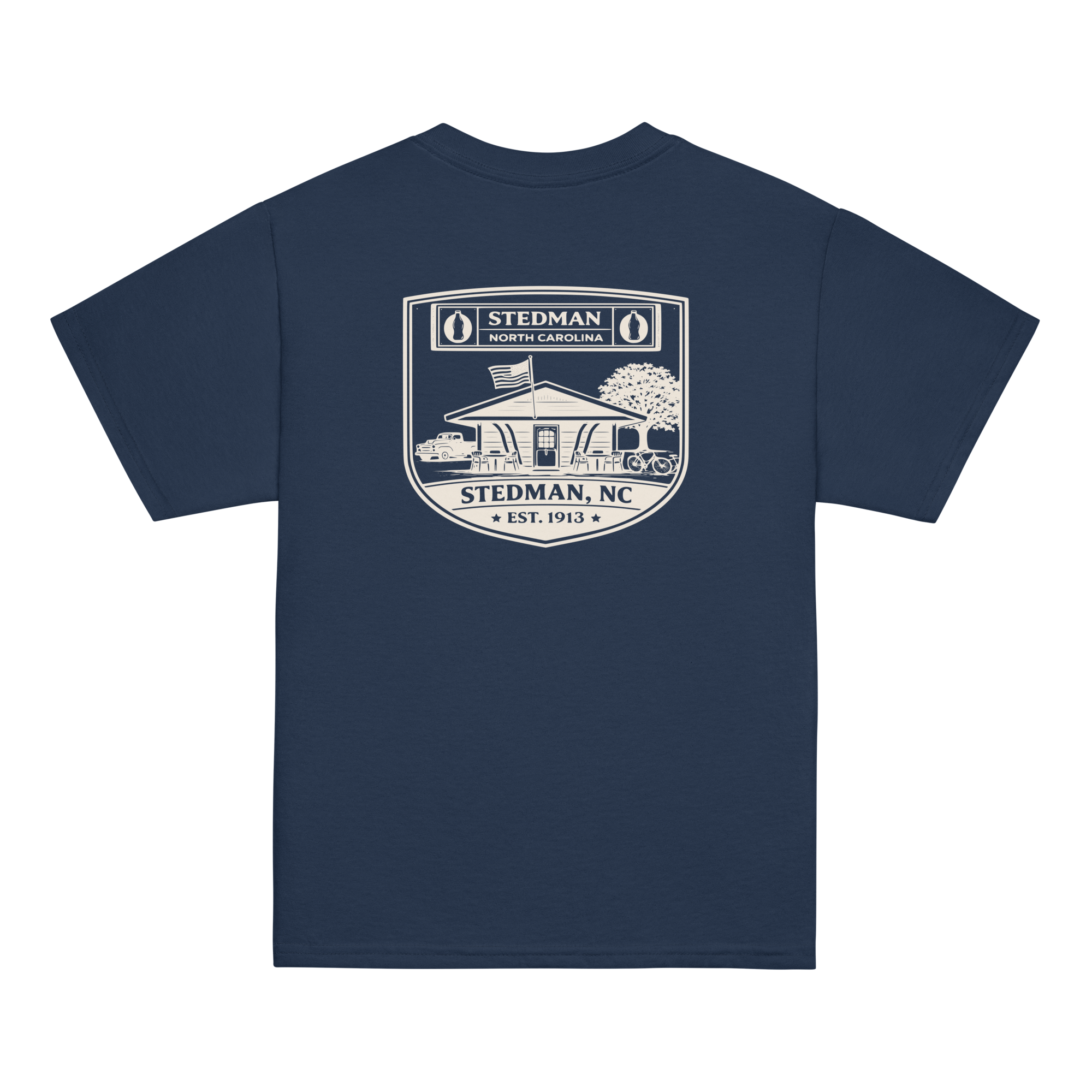 Stedman, NC - Soda Shop Badge - Youth Classic Tee