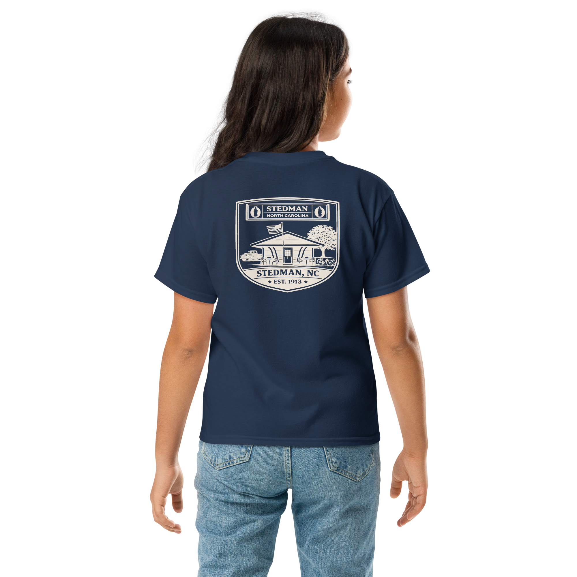 Stedman, NC - Soda Shop Badge - Youth Classic Tee