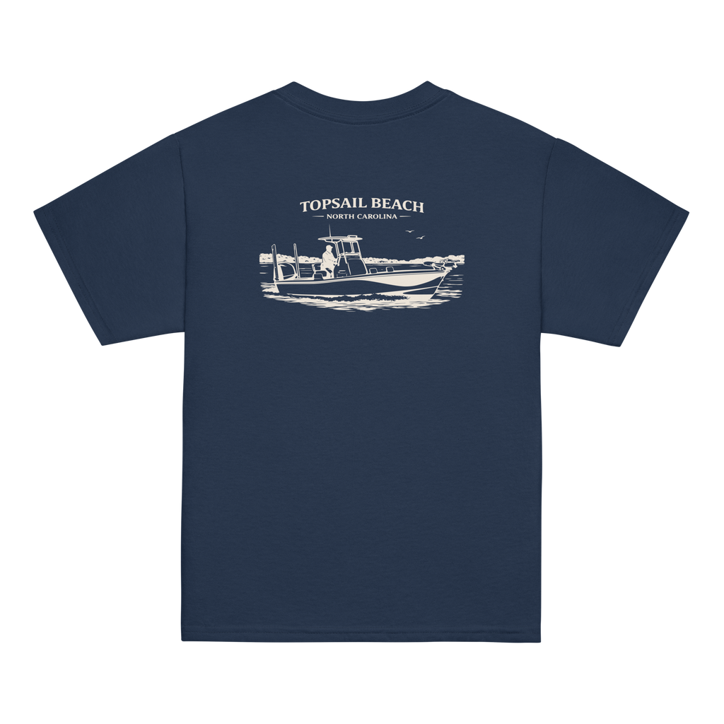 Topsail Beach, NC - Boat Days - Youth Classic Tee