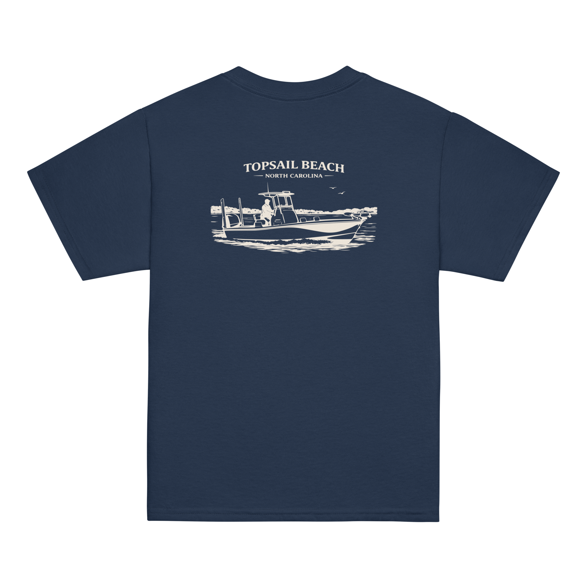 Topsail Beach, NC - Boat Days - Youth Classic Tee