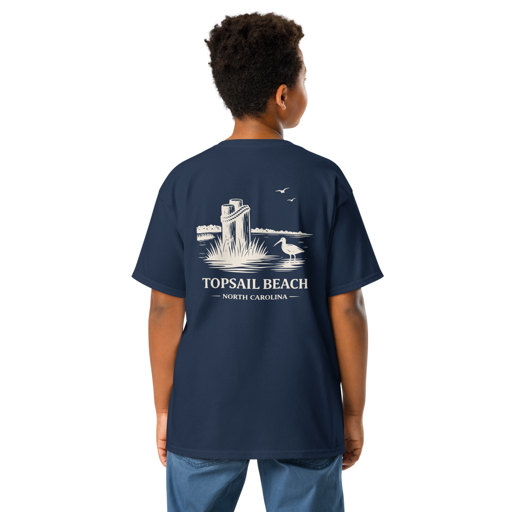 Topsail Beach, NC - The Sandpiper - Youth Classic Tee